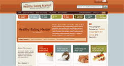 Desktop Screenshot of healthyeatingmanual.ca